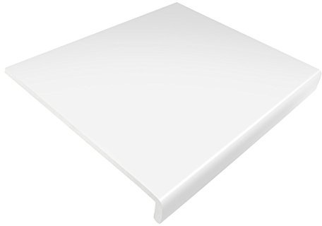 250mm White UPVC Window Board/Cill Cover 2.5m Long 9mm Thick Plastic Window Sill Capping