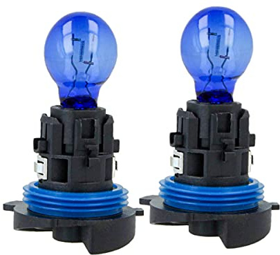 CARALL 2 stycken halogenlampor 12 V vit med xenoneffekt (HP24 W 12 V 24 W P24 W)