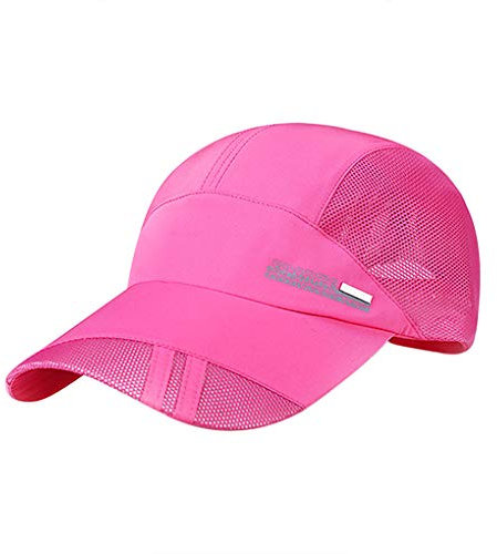 YSXY Mesh Baseball Cap Golf Tennis Kappe Sonnenhut Freizeit UV-Schutz-Kappe Einstellbare Atmungsaktives Sommerhut Sonnencap Schnell Trocknende Wandermütze fur Herren Damen
