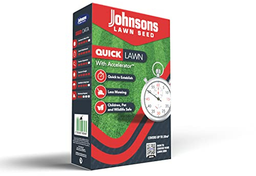 Johnsons Lawn Seed Quick Lawn with Accelerator Lawn Seed, (425G)