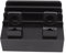 Pyhodi Bambus-Ladestation für Mehrere Geräte, Multifunktions-Ladestation mit 5 Anschlüssen, Magnetisches Design, Schreibtisch-Dockingstationen, Elektronischer Organizer für Telefone, (Schwarz)