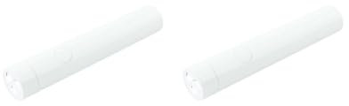 Juego de 2 mini lámpara UV polaco linterna de carga USB fácil de mano 6 W, blanco, 18 x 107 mm