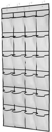 logei Organizer über der Tür für Schuhe，Hängender Schuhaufbewahrung mit 24 Taschen Hängender Schuh Organizer Aufbewahrungstasche, Multifunktionale Hängeorganizer Faltbare tür Organizer für Schuhe