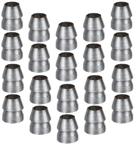 Toddmomy 20-Teiliges Hammerstiel-Spaltkeil-Sicherheitskeile Mit Rundem Griff Hammerstiel-Keil-Kit Für Klauenhammerschlitten (8 Mm)