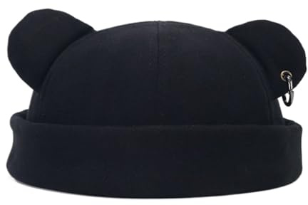 FANPOI Wintermütze für Damen und Herren, warm, verdickt, Unisex, Straßenmode, Bärenohr, Hip-Hop, Straßenmode