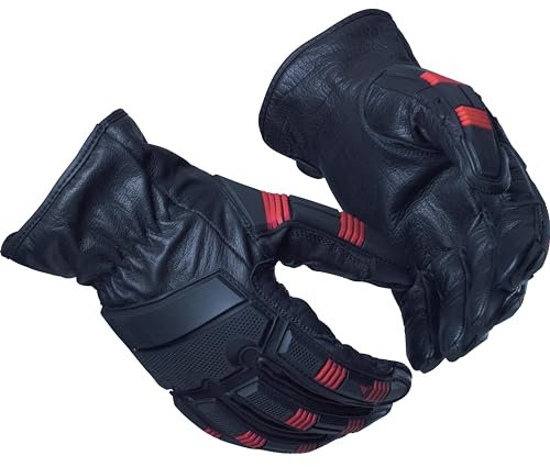 ESTEXO Arbeitshandschuh Schnittschutzhandschuh Lederhandschuh Montage Handschuh (Größe 9)