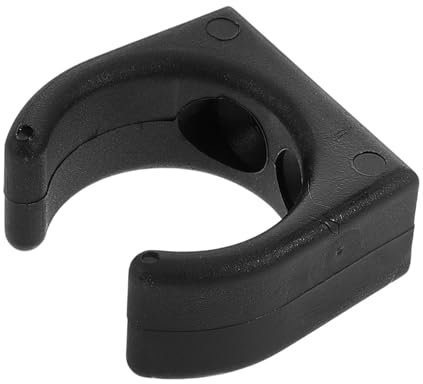 PAMINGONO Rv Yacht Nylon Pipe Clamp Durable Black Plastic Tube Fastener for Industrial Use Versatile Deck Clamp for Boats and Water Sports Equipment