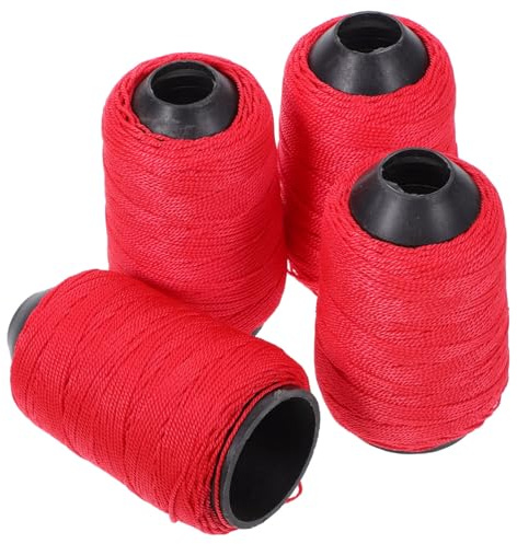 KONTONTY 4rollos Cuerda Flexible para Jardín De Cordel De Nailon Alta Resistencia Versátil