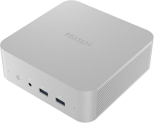 Reatan Silver9 Mini PC Vollmetall Core i9-12900HK 32GB DDR4 1TB SSD 3200 MHz RAM, Desktop Mini Computer Windows 11 Pro Triple 4K Display, 2.5Gbps LAN, HDMI 2.1, Wi-Fi 6/BT5.2
