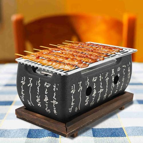 Rectangular Furnace, Japanese Cuisine, Charcoal Stove, Japanese Barbecue Alcohol Stove