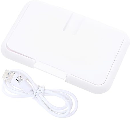 Ciieeo Riscaldatore per Salviette Umide Portatile Scalda Fazzoletti per Ragazza in Abs Riscaldamento per Auto e Casa