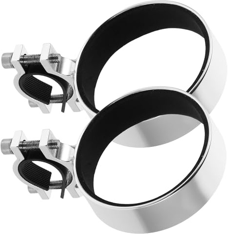 BESPORTBLE 2Pcs Alloy Bike Bottle Cage Holder Silver Anti-Vibration Water Bottle Rack for Mountain, Electric and Road Bikes Universal Outdoor Cycling Cup Holder