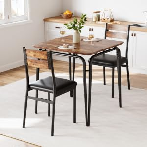 Garvee Sillas de Comedor Modernas – Pack de 2 Unidades, Diseño Minimalista para Cocina o Comedor, Fáciles de Limpiar y Montar, Asiento Cómodo