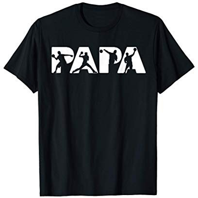 Herren Völkerball-Papa-Trikot, Völkerball-Ehemann-Geschenke T-Shirt