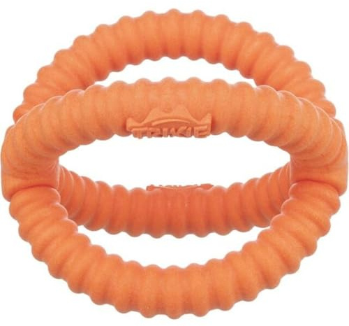 Trixie Hundespielzeug Aqua Toy Greifer, aus TPR, schwimmend – ø 17 cm, Lime | Motiviert zu Bewegung und Spiel – ideal zum Werfen, Fangen und Tragen, drinnen wie draußen einsetzbar
