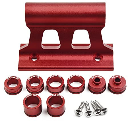 NA Fahrrad Gabelhalterung, Vielseitiger Fahrradblock schnellspann steckachse, Gabelträger Mit Festem Clip Zur Aufbewahrung Beim Transport, Rot