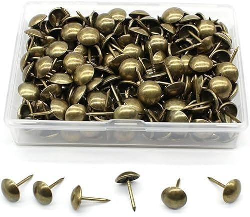 Generic Lot de 200 clous décoratifs en métal antique pour meubles, canapé, fauteuil (cuivre)