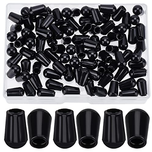 GORGECRAFT 1 Box 90PCS Kitchen Sink Rack Feet Replacement Rubber Feet Sink Protector Kitchen Rack Protector Accessories for Sink Grid Drain Basket Dish Drainers Utensil Holders Black