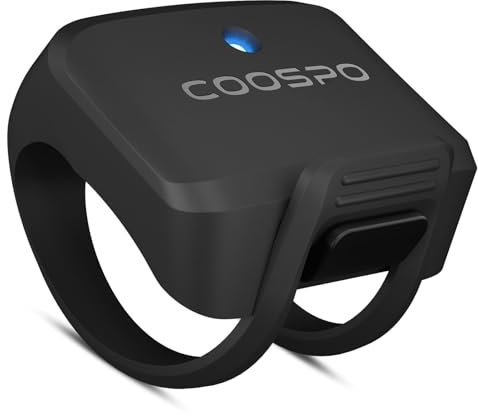 COOSPO BK9S Sensore di Velocità per Ciclismo, Bluetooth5.0 ANT+ Sensore Wireless di Velocità Sensore RPM per Bicicletta con Impermeabilità IP67, Speed Sensor Compatibile con Wahoo Zwift Peloton