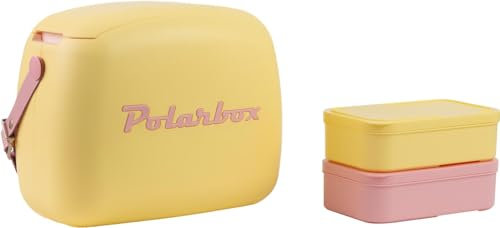 Polarbox Blue Pop - Bolsa isotérmica de 6 L, amarilla