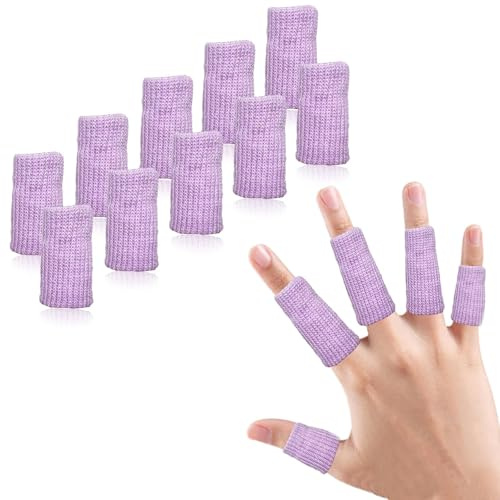 EDNYZAKRN Fingerschutz bei Verletzung, 10 Stück | Fingerverband Fingerbandage Dehnbare Fingerhülle für Trigger Finger Arthritis Schwellung Basketball Fingerschutz