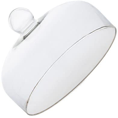 Alipis Cloche en Verre pour Gâteau 21 Cm De Diamètre 14 Cm De Hauteur Rangement pour Gâteau Salade Facile À Transporter