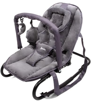 Baninni Babywippe Malena, Velours, Grau