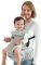 Momcozy Babytrage mit Hüftkissen, 2-in-1 Verstellbare & Abnehmbare Babytrage bis 20kg, Atmungsaktive Tragehilfe mit Lendenstütze für Eltern, Für Neugeborene & Kleinkinder, Grau
