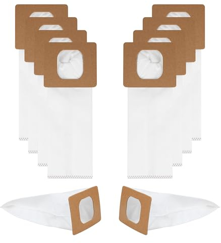 10 Pack Type I Vacuum Bags Fits for Hoover Canister Vacuum Cleaner,Part AH10005 UH30010COM