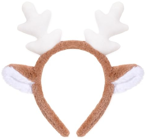 Serre-tête en bois de renne - Ornement de tête en bois de renne - Serre-tête de rennes - Cornes de renne - Bandeau de renne pour cheveux - Serre-tête de cerf - Ornements de tête de cerf - Cornes de