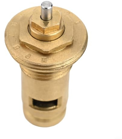 Honseadek Radiator Thermostat Insert M30 x 1.5 Brass Heating Valve Component with G1/2 Thread for Central Heating System Control and Thermostatic Radiator