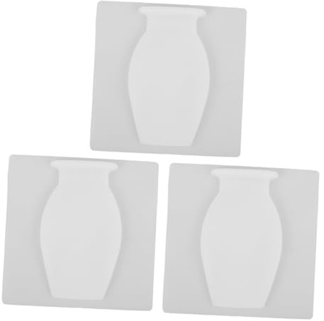 DIYEAH 3 Pezzi Vaso di Fiori sospeso appendini da Muro Vaso Fiori fioriera montata a Parete Appeso al Muro Porta Piante White