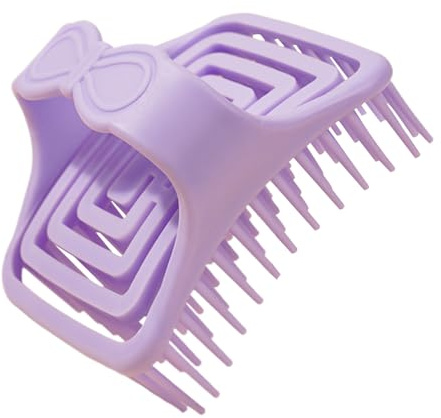 Brosse Massante pour Cuir Chevelu à Picots Creux Brosse Shampoing Massante | Accessoire de Bain Doux pour Nettoyage Corporel et Soins Quotidiens de la