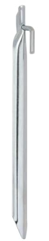 Zeltheringe 24 STK. V-Form 25 cm Ø20 mm, verzinkter Stahl, robust, erdverankert, für Camping Outdoor Zelt & Plane, Metall Anker Zubehör