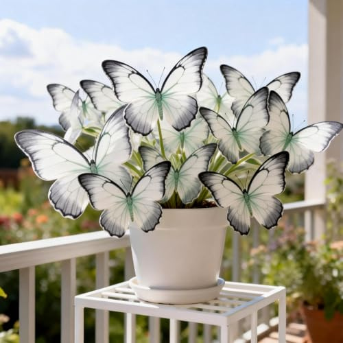 Leicht Anbaubare Funkien/SchmetterlingHosta/Hosta Dauerwüchsig Winterfest&MehrjäHrige/Prachtvolle Funkien Wurzelstock/Geeignet Für Neueinsteiger-2Rhizome-D