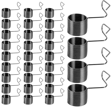 Angoily Sewing Machine Thread Tensioner Spring and Easy Maintenance with Accurate Tension Calibration 50pcs Replacement Iron Material for Industrial and Domestic Machines
