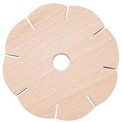 Hayaww Holz Kumihimo Disk Weben Scheibe Knüpfstern Runde Geflochtene Platte Flechtscheibe Zum Basteln Für Handwerk DIY Armband