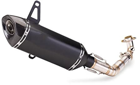 ENLIGMA Motorräder Auspuffanlage Für Piaggio Für Vespa Für Gts 250 Für Gts 300 2007-2017 2018 2019 2020 Motorrad Slip On Auspuff Mittelrohr Für Gts300 (Color : 9)