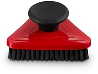 Le Creuset Brosse triangulaire pour poêle à grill, 9,4 cm, cerise