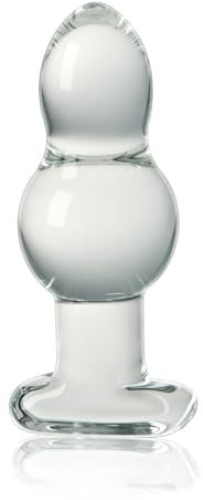Plug Anale In Vetro, Plug Anale In Cristallo Con 2 Sfere, Dildo Anale In Vetro, Allenatore Anale, Palline Anali, Giocattoli Sessuali Per Uomini E Donne, Masturbazione, Regalo Di San Valentino (S)