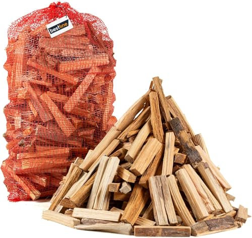 BESTLINE Astillas Encendido Pino Ecológica, Madera Seca Natural para Barbacoa, Chimenea, Caldera y Estufa, 7Kg