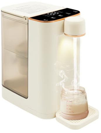 Heißwasserspender 3L, Elektrischer Wasserspender mit Kindersicherung und LED-Nachtlicht, Einstellbares Temperaturen 45-99℃, 2000W 220V Teekocher Dispender mit Filter und Wassertank