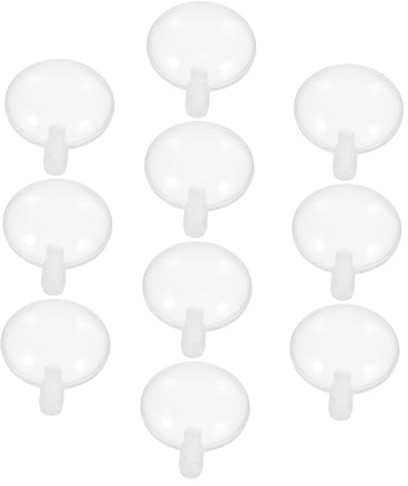 VANZACK 10 Stück Teiliges Transparenter Quietscher mit Soundeffekt Ersatz Insert für Puppen Leichter Praktischer Geräuscherzeuger zum Einnähen für DIY und Reparaturen