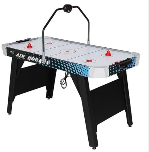 54 Air Hockey Table with LED Electronic Scoring & Powerful Motor, Large Arcade Game Table for Game Room, Home & Office, Hockey Game for Kids & Adults