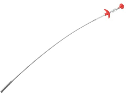 Anneome Herramienta de Limpieza Flexible para Desagües Agarre Manual para Fregadero Destapador de Tuberías con Garra Duradera y Diseño Ergonómico para Limpiar Drenajes Estrechos y Curvas