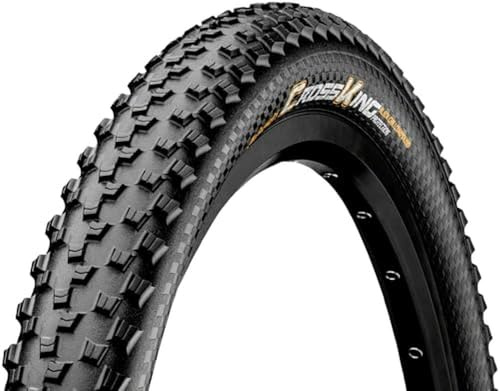 Continental Mountain Bike ProTection Tire - Black Chili, Tubeless, Folding Handmade MTB Performance Tire (26, 27.5, 29), 27.5 x 2.2, Cross King