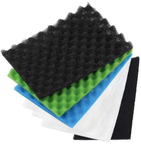 LTWHOME Große DIY Poly grobe feine Schaum Filter Pads Serie für Aquarium Pond(Packung mit 7)