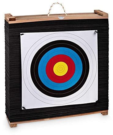 YAK Archery est Target Zielscheibe zum Bogenschießen - 80cm x 80cm, Handgefertigt, Hochwertiges Foam, Leicht & Tragbar, für 10-70 lbs Bögen