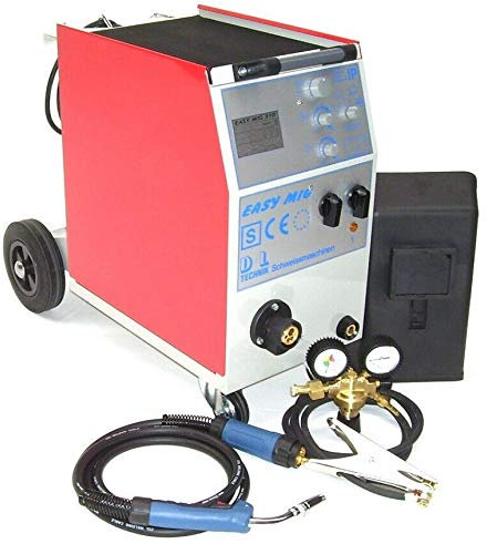 Schweißgerät 310A MIG Schutzgasschweißgerät Schutzgas Gerät 400 Volt Schweißmaschine, MIG/MAG Schlauchpaket Brenner Druckminderer, AWZ
