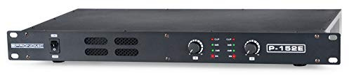 Amplificateur de Puissance Pronomic P-152E MKII, Amplificateur 2 canaux | Puissance (RMS) @ 4 Ohms: 2x 150 Watts, Puissance (RMS) @ 8 Ohms: 2x 100 Watts, Impédance minimale de charge: 4 Ohms, 0 dB)